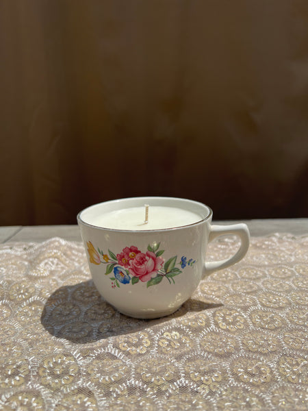 Brown Sugar Fig Latte  - Tea Cup Candle